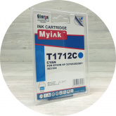 Совместимый картридж Epson T1712 (C13T17124A10) (17XL C) (450 стр.) голубой  (MyInk) 