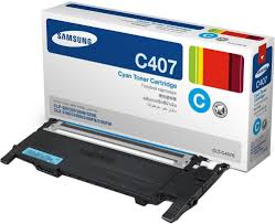 Картридж Samsung CLT-C407S (1 000 стр.) (голубой)