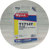 Совместимый картридж Epson T1714 (C13T17144A10) (17XL Y) (450 стр.) желтый  (MyInk) 