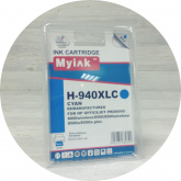 Совместимый картридж HP 940XL (C4907A) (1 400 стр.) голубой  (MyInk) 