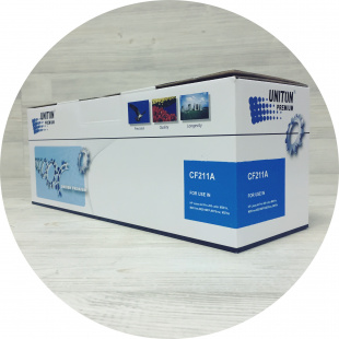 Совместимый картридж HP CF211A (131) (1 800 стр.) голубой  (Uniton Premium) 